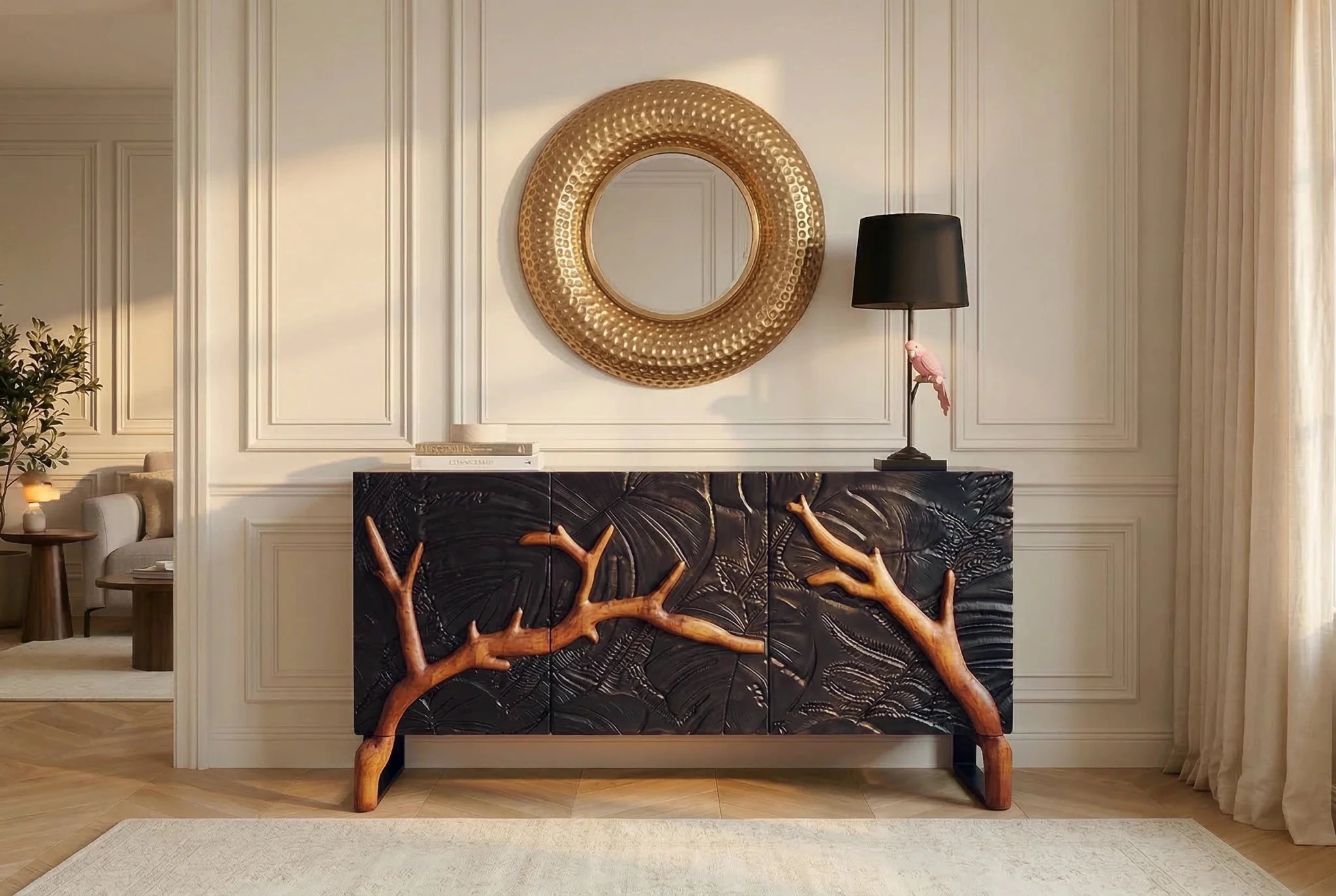 KOMODA FOREST 160 CM DREWNO MANGO / 46199 / INVICTA INTERIOR