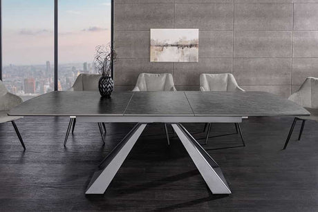 STÓŁ CONCORD 180 (230) CM GRAFIT / 46499  / INVICTA INTERIOR