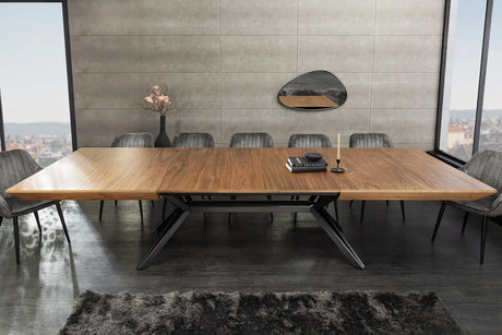 STÓŁ ROZKŁADANY GIANT 200 - 320 CM OPTYKA ORZECH / 46567 / INVICTA INTERIOR