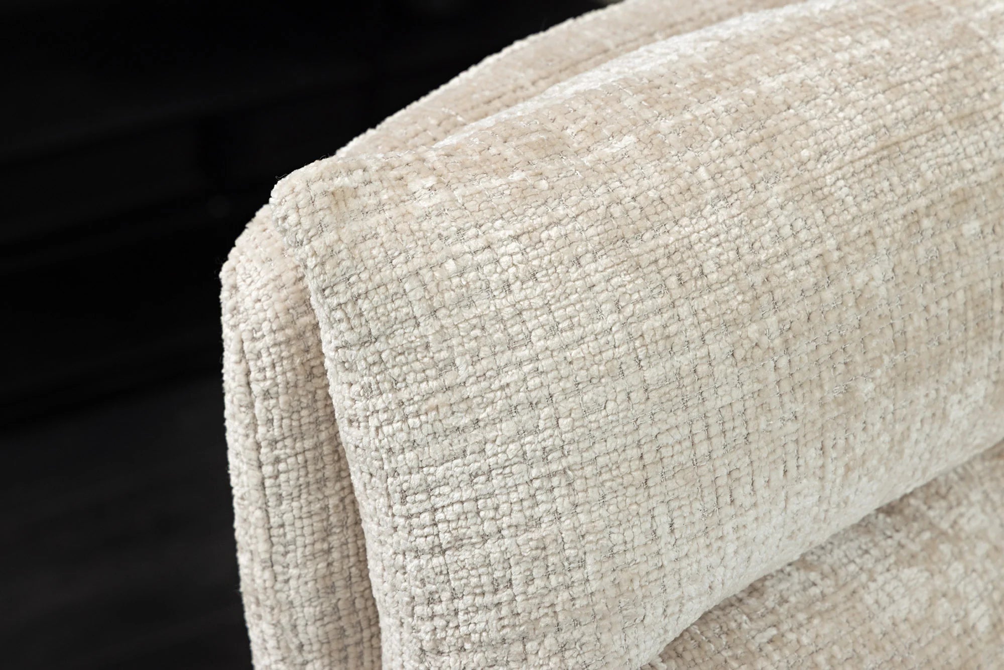 Krzesło obrotowe szenilowe z bukowymi nogami, sprężyny Bonell, obrót 360 stopni