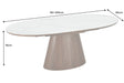 STÓŁ ROZKŁADANY DO SALONU UNIQUE 160 - 200 CM / CERAMICZNY BLAT / 47674 / INVICTA INTERIOR