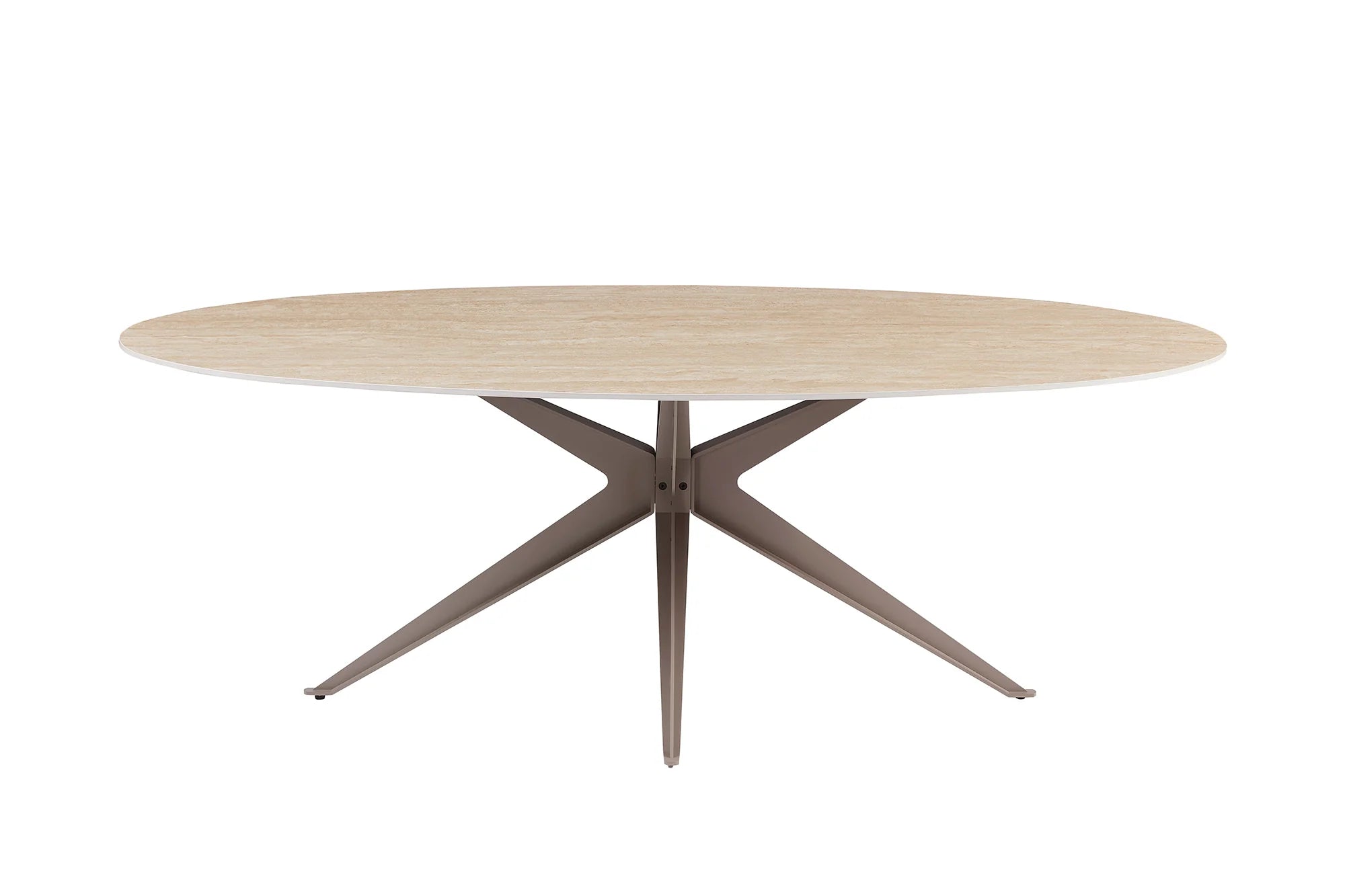 STÓŁ DO SALONU TRAVERTIN / CERAMICZNY BLAT/ / 48532 / INVICTA INTERIOR