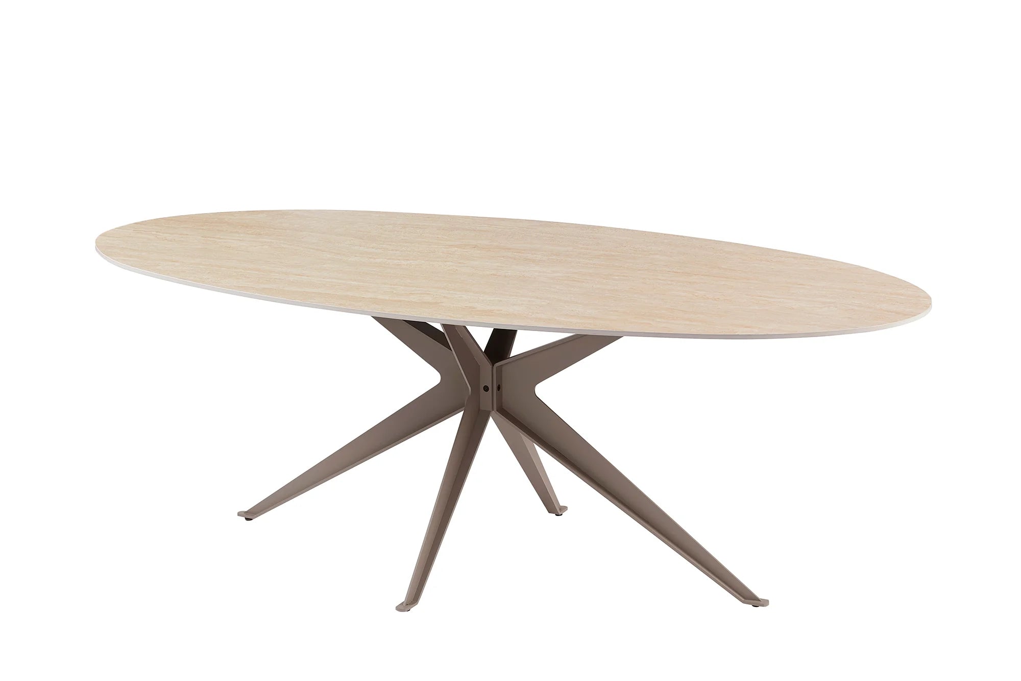 STÓŁ DO SALONU TRAVERTIN / CERAMICZNY BLAT/ / 48532 / INVICTA INTERIOR
