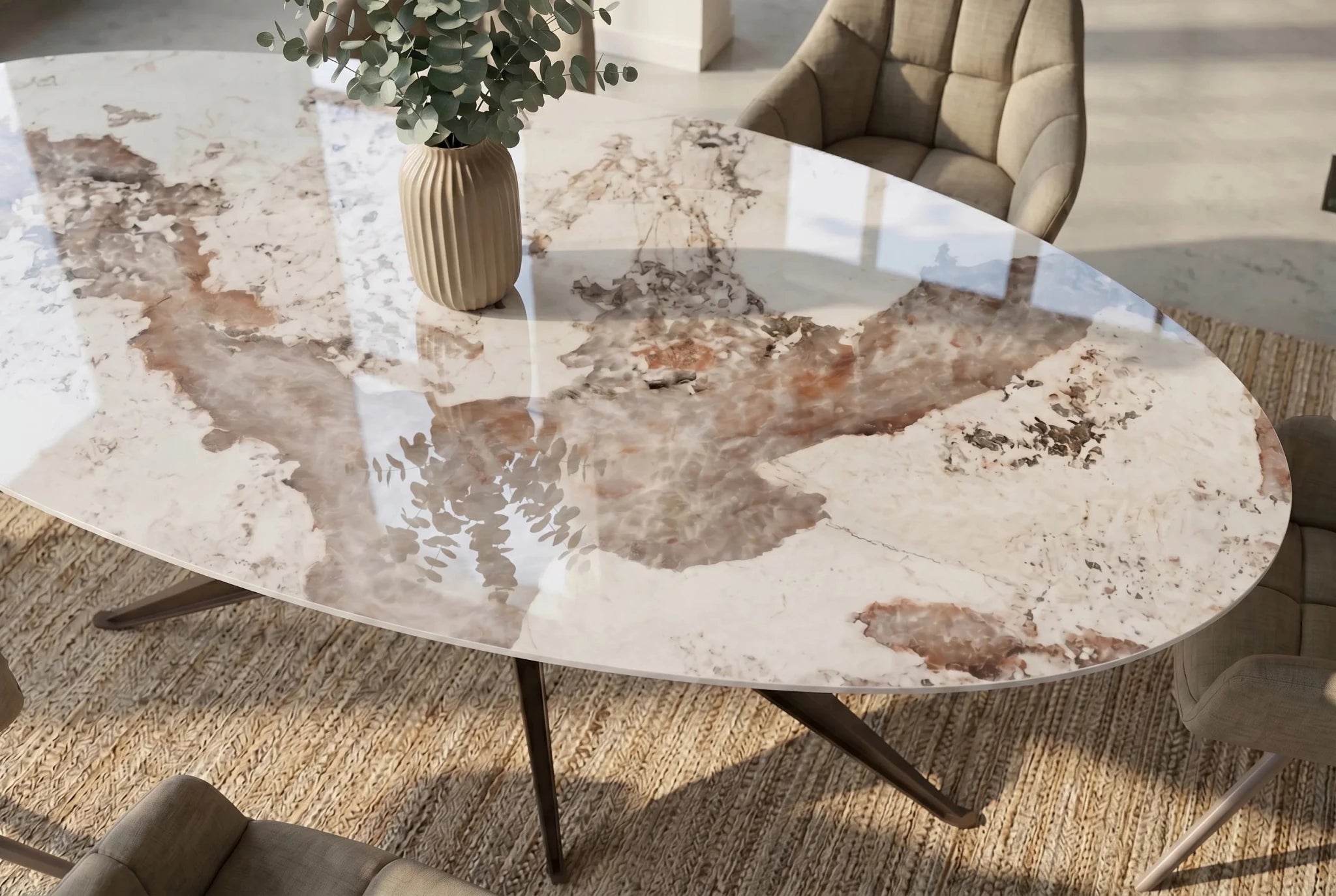 STÓŁ DO SALONU PANDORA / CERAMICZNY BLAT/ / 48734 / INVICTA INTERIOR
