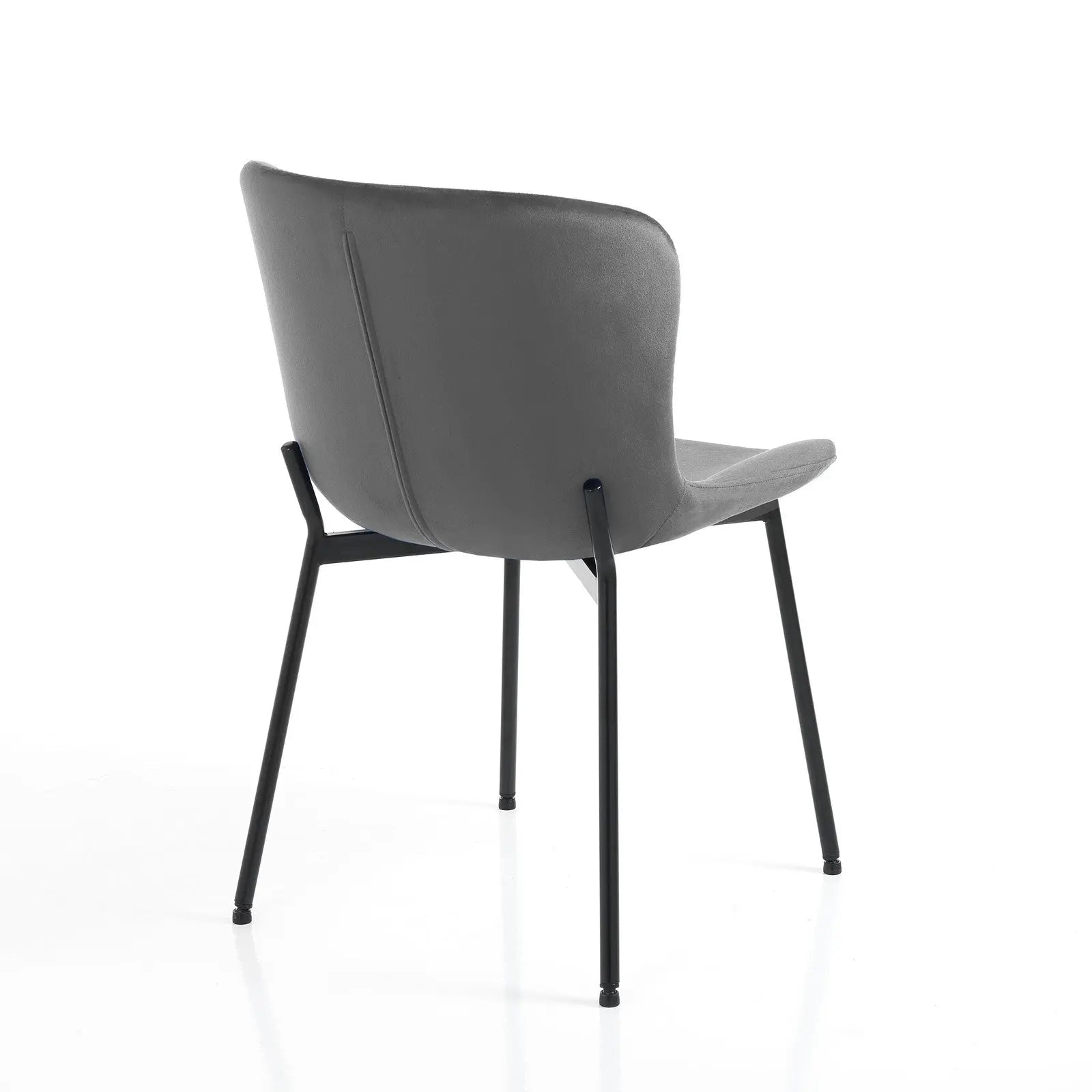 WŁOSKIE KRZESŁO SNUG SZARY AKSAMIT 5704 / TM TM