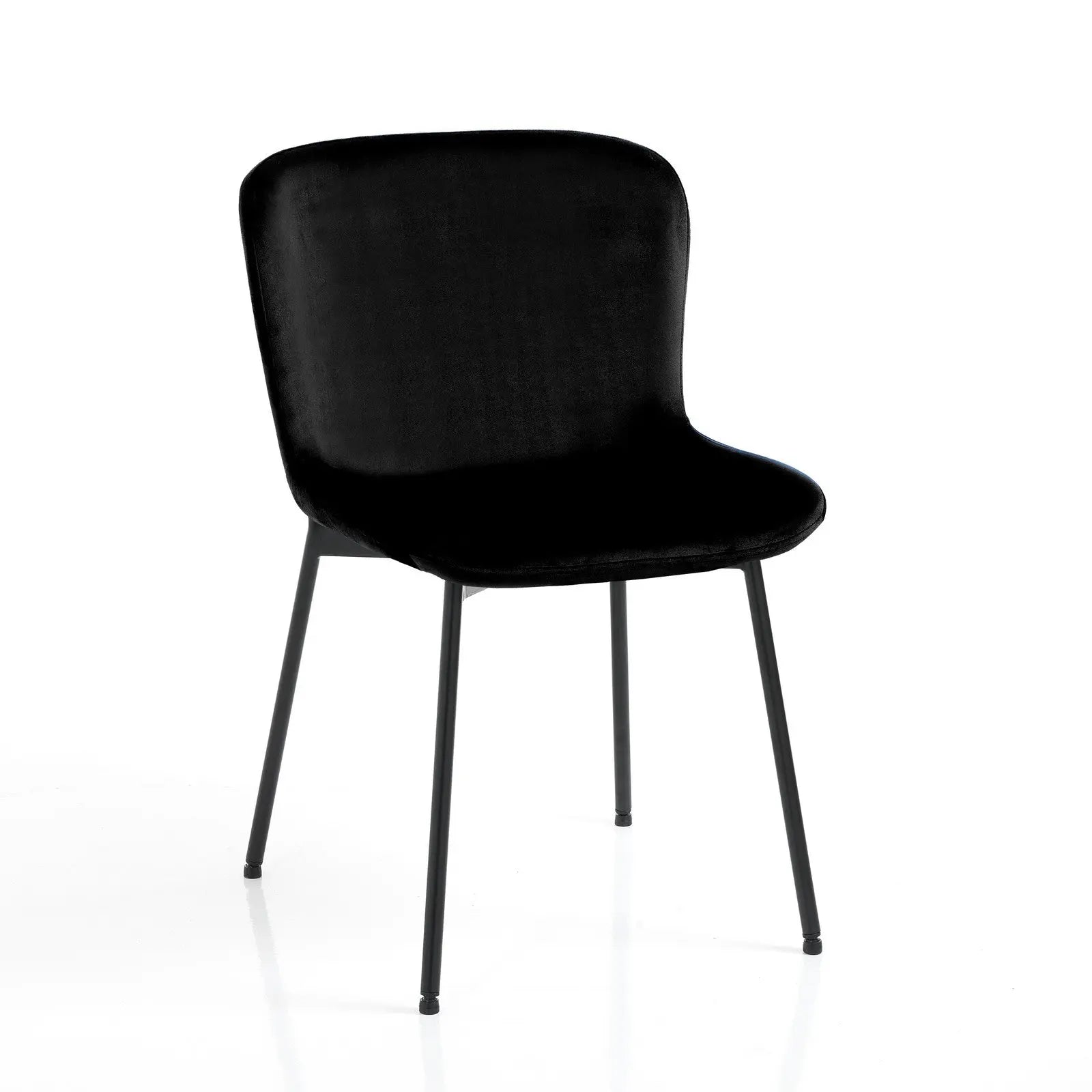 WŁOSKIE KRZESŁO SNUG CZARNY AKSAMIT 5706 / TM TM