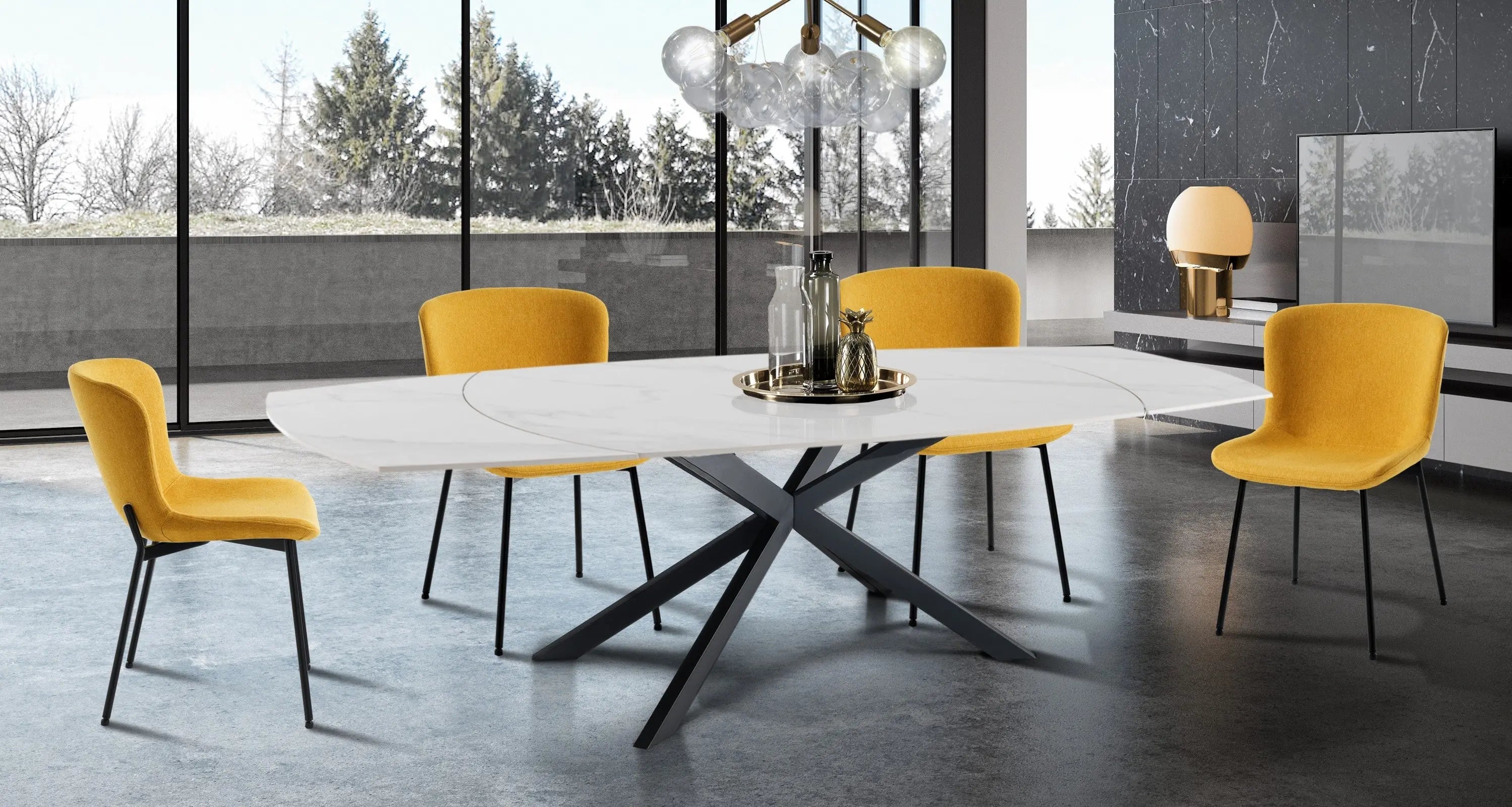 WŁOSKIE KRZESŁO SNUG ŻÓŁTE 5747 / TM TM