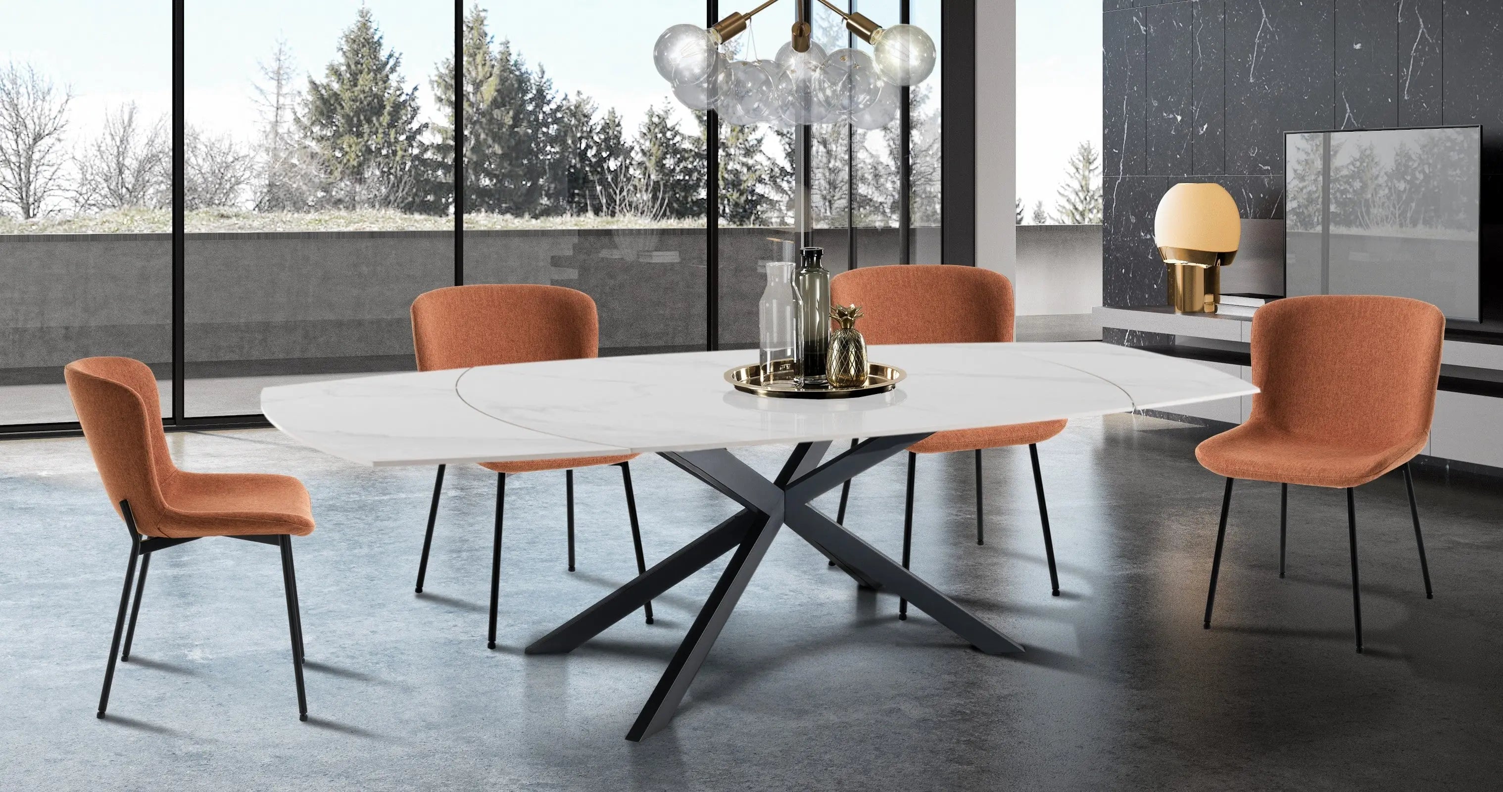 WŁOSKIE KRZESŁO SNUG POMARAŃCZ 5748 / TM TM