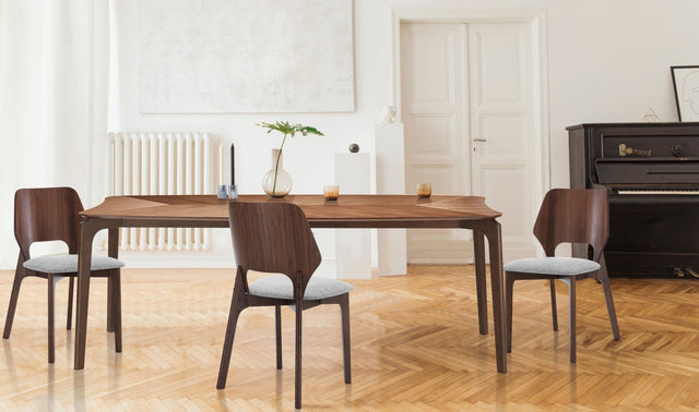 WŁOSKI STÓŁ NATACHA LARGE FORNIR OPTYKA ORZECH 207 CM / 6168 / TM