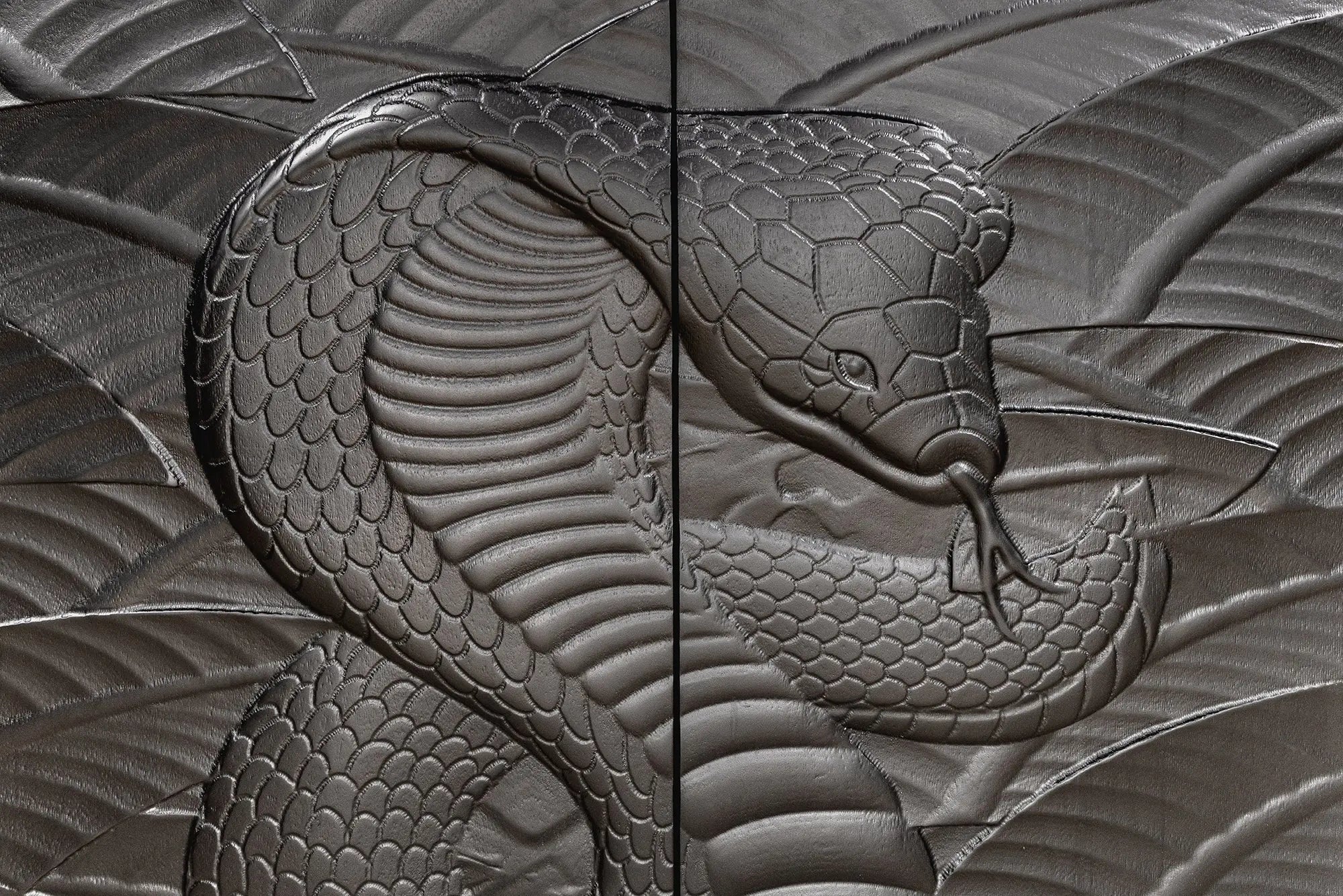 KOMODA SNAKE MANGO  CZARNA 120 CM / 45633 / INVICTA INTERIOR Invicta Interior