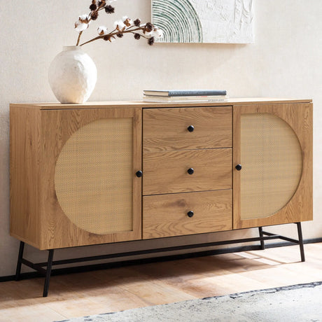 KOMODA WOHNLING 140 CM OPTYKA DĄB / WL6.894 WOHNLING
