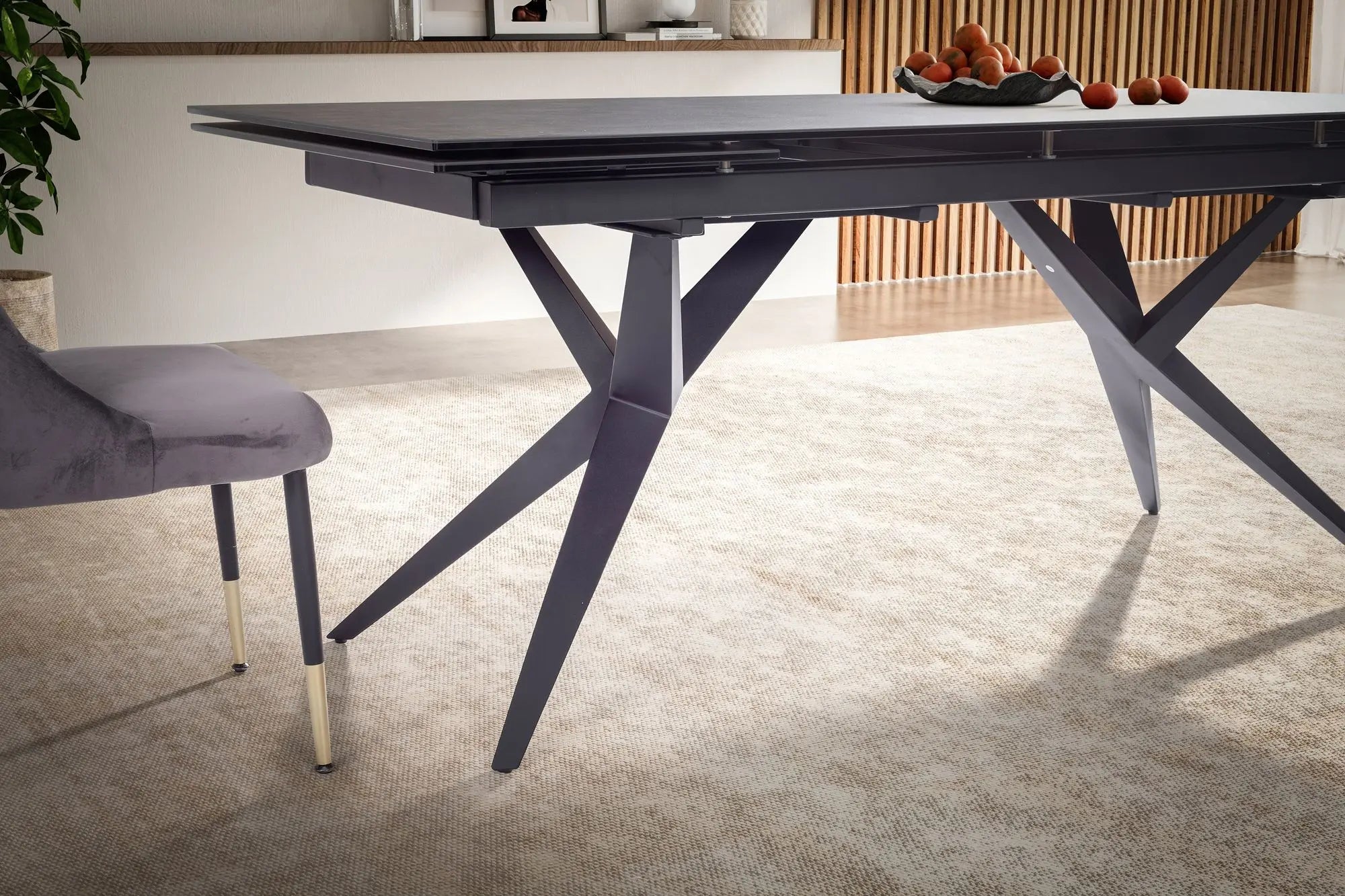 STÓŁ DO JADALNI ROZKŁADANY WOHNLING Z CERAMICZNYM BLATEM 180 - 260 CM / WL7.146 WOHNLING