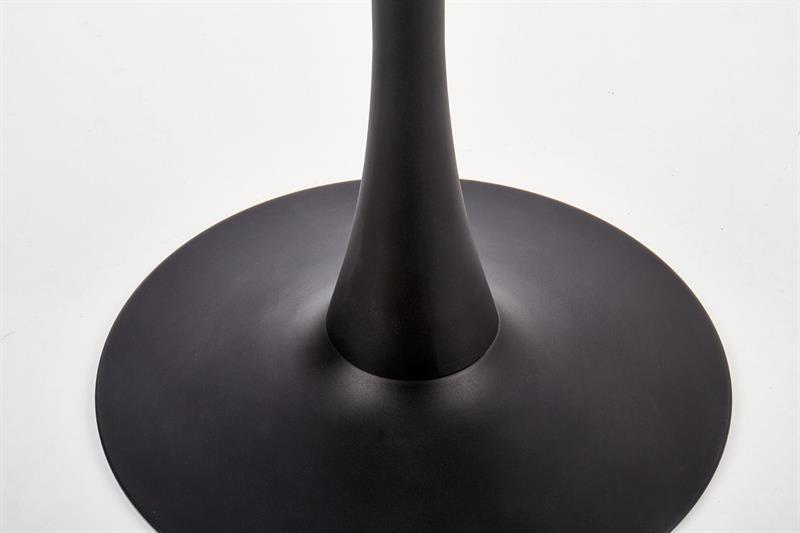 AMBROSIO stół okrągły ze szklanym blatem 90 cm / HAL