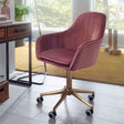 AMSTYLE Fotel  biurowy Velvet szary / SPM1.431