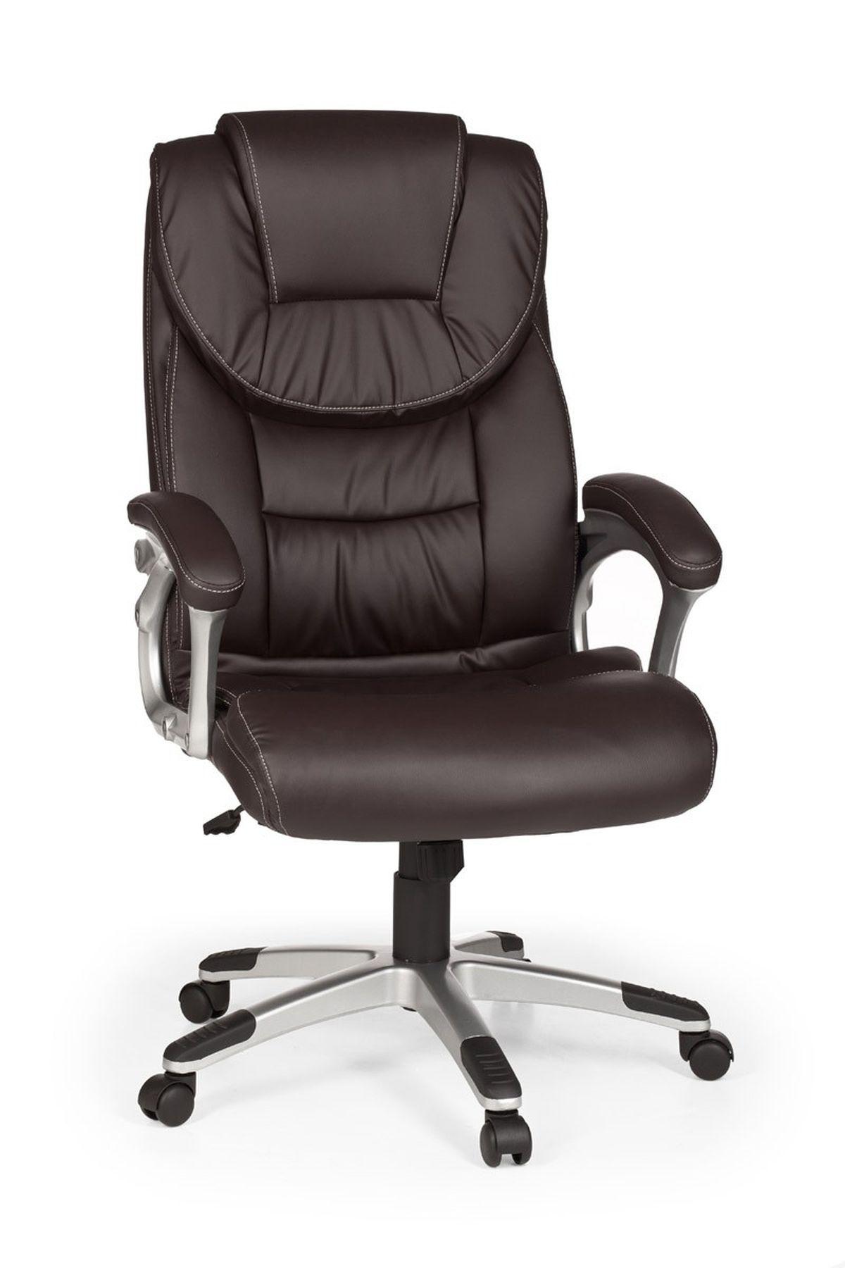 AMSTYLE fotel biurowy brązowy SPM1.025