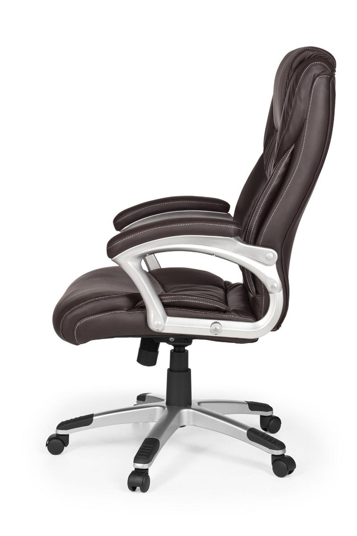 AMSTYLE fotel biurowy brązowy SPM1.025