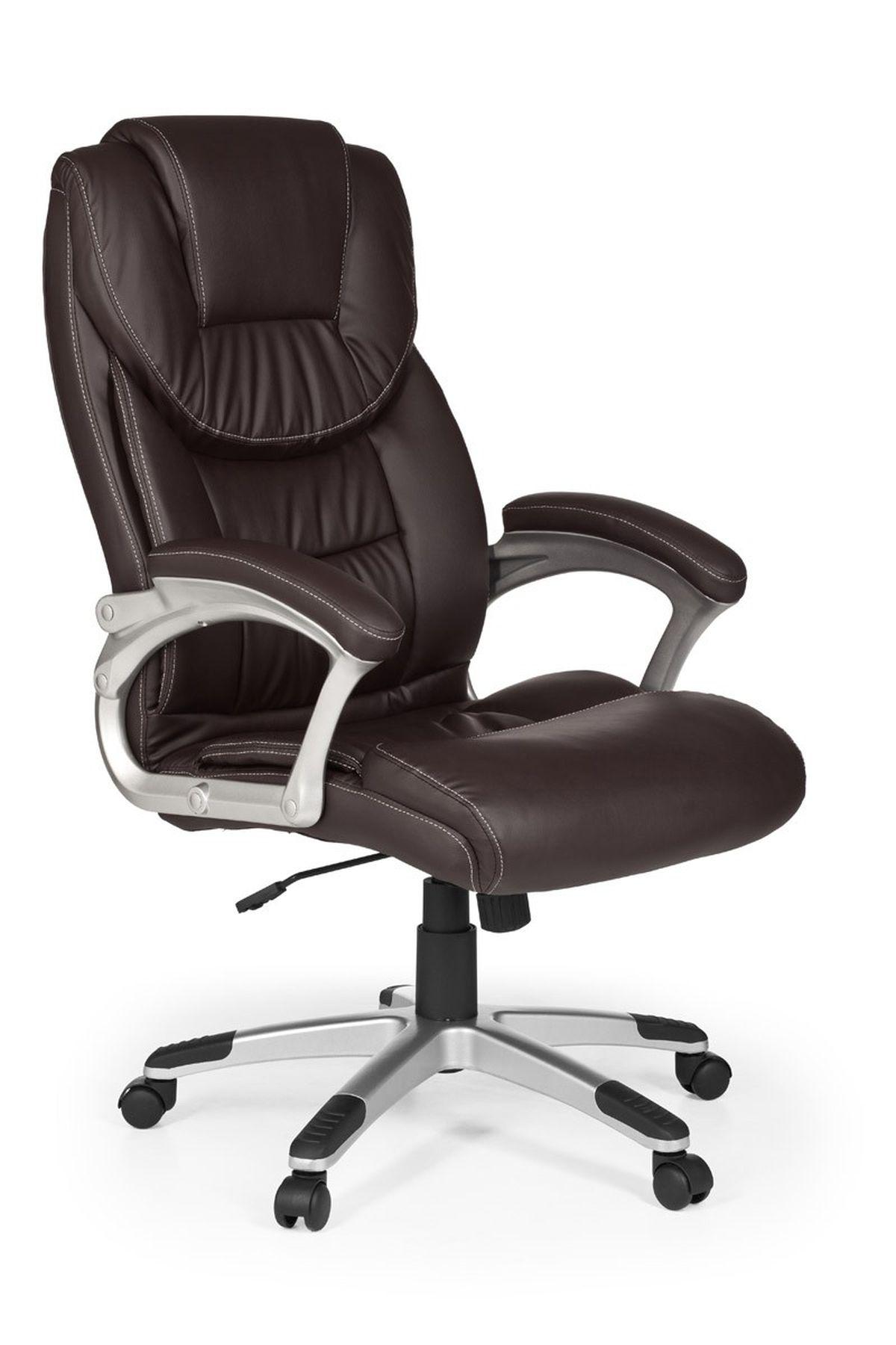 AMSTYLE fotel biurowy brązowy SPM1.025