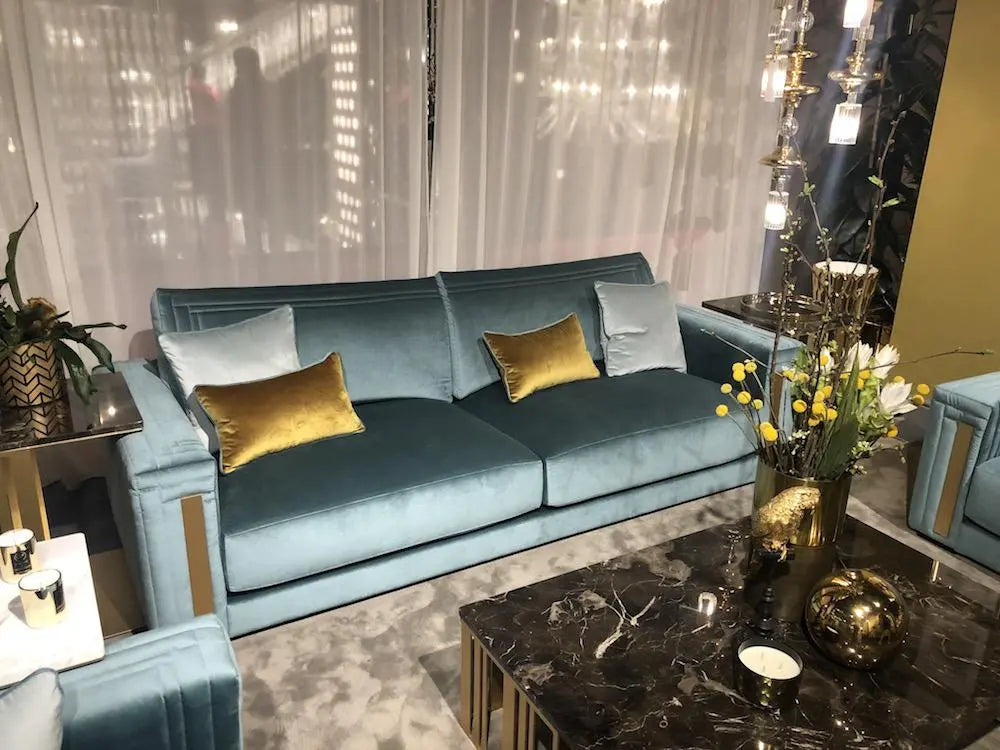 ATMOSFERA SOFA 2 OSOBOWA WŁOSKA EKSKLUZYWNA 202CM / ADORA ARREDOCLASSIC