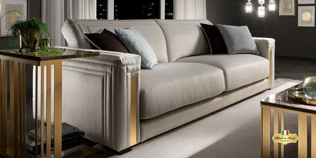 ATMOSFERA SOFA 3 OSOBOWA WŁOSKA EKSKLUZYWNA 242CM / ADORA ARREDOCLASSIC