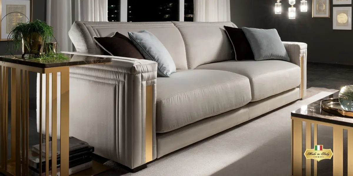 ATMOSFERA SOFA 4 OSOBOWA WŁOSKA EKSKLUZYWNA 282CM / ADORA ARREDOCLASSIC