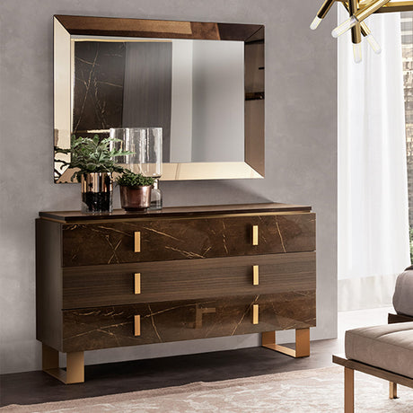 WŁOSKIE LUSTRO ESSENZA SZKLANE 112 CM / ARREDOCLASSIC ADORA