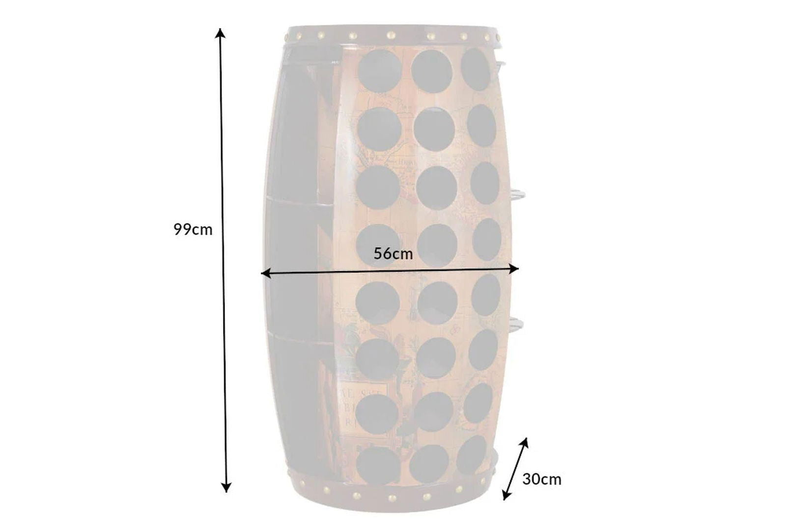 BAREK / BECZKA NA WINO / 43564 / INVICTA INTERIOR