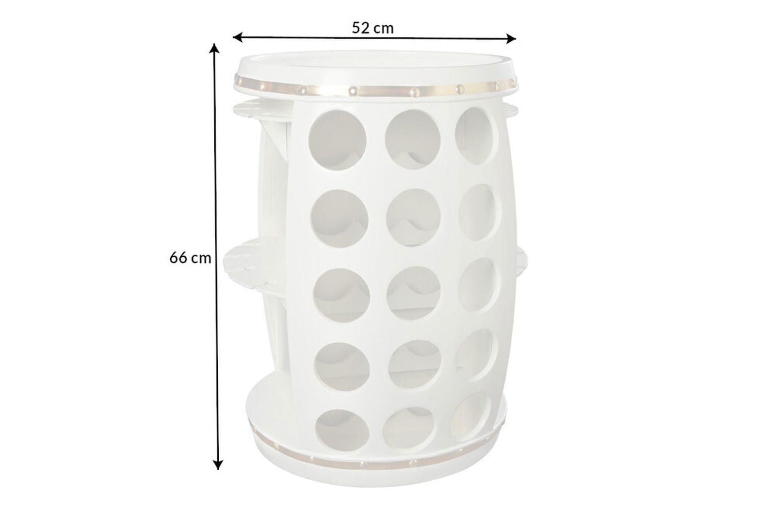 BAREK / BECZKA NA WINO BIAŁA / 43562 / INVICTA INTERIOR