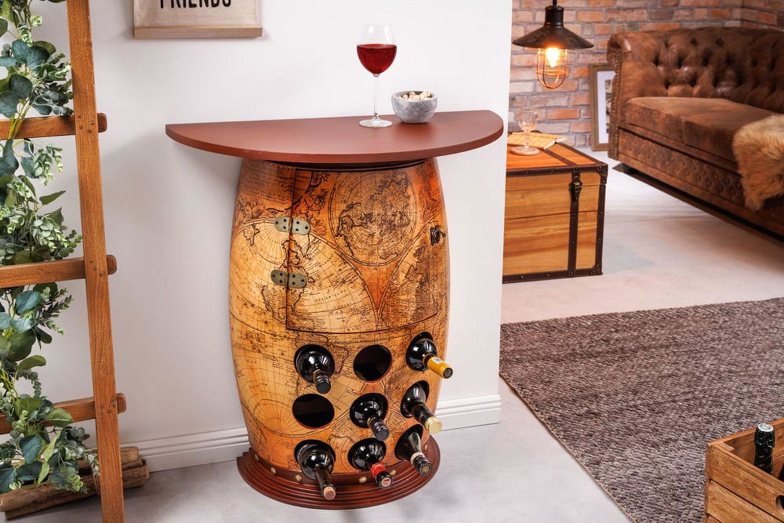 BAREK / STOJAK NA WINO  / 42581  / INVICTA INTERIOR