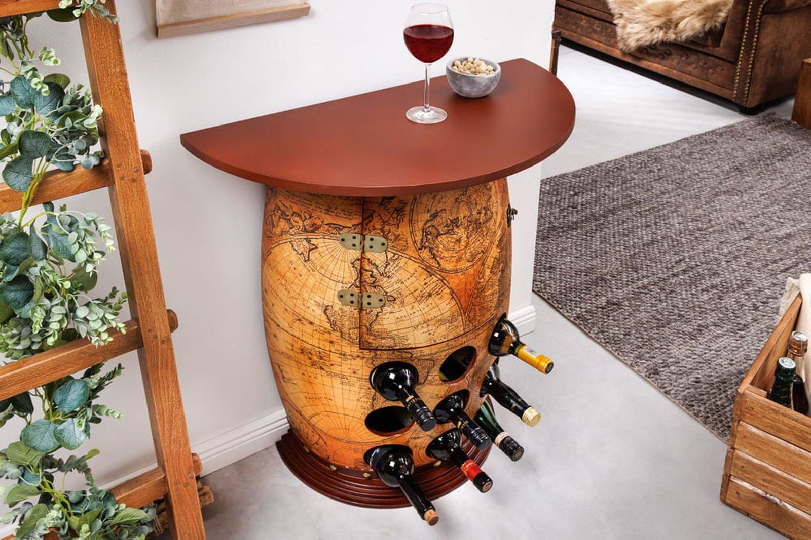 BAREK / STOJAK NA WINO  / 42581  / INVICTA INTERIOR