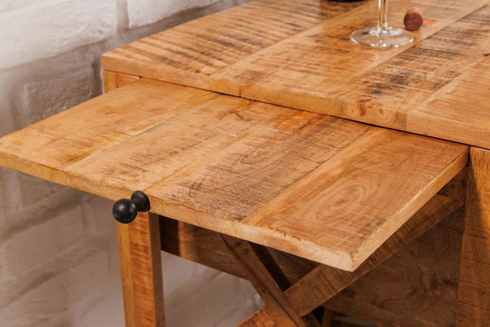 BAREK / STOJAK NA WINO BODEGA DREWNO MANGO / 42305  / INVICTA INTERIOR