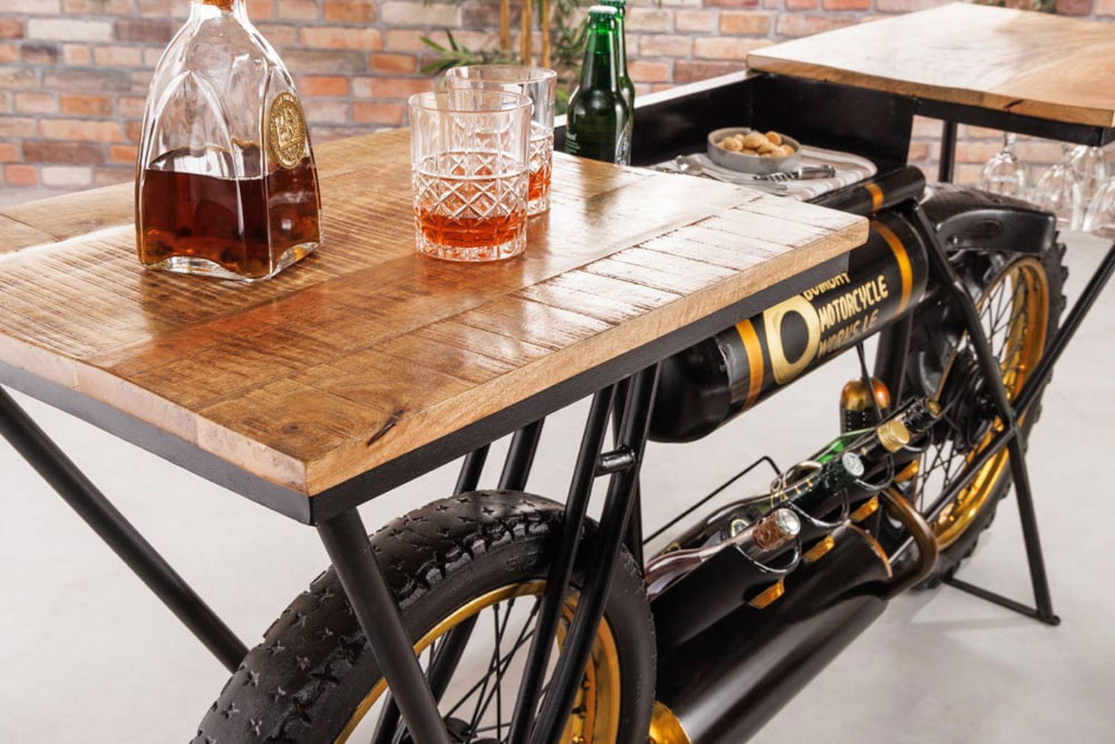 BAREK MOTOCYKL DREWNO MANGO / 42108  / INVICTA INTERIOR