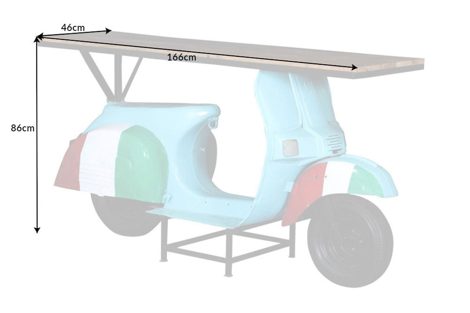 BAREK SCOOTER DREWNO / 42106  / INVICTA INTERIOR