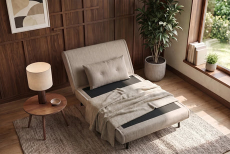 FOTEL Z FUNKCJĄ SPANIA 100 CM SMART MULTIFUNCTION BEŻOWA / 48803 / INVICTA INTERIOR