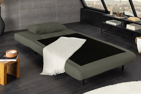 FOTEL ROZKŁADANY MULTIFUNCTION 100 CM ZIELONY / 47143 / INVICTA INTERIOR