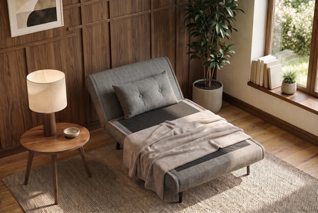 FOTEL Z FUNKCJĄ SPANIA 100 CM SMART MULTIFUNCTION SZARY / 48806 / INVICTA INTERIOR