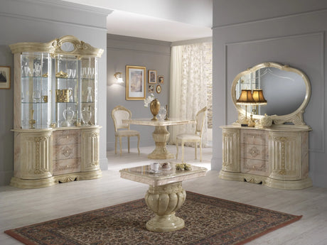 WŁOSKA KLASYCZNA SZAFKA RTV BRIGIDE BEŻOWA 106 CM / BC