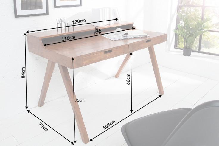 BIURKO MONSSON 120 CM AKACJA / 37837  / INVICTA INTERIOR