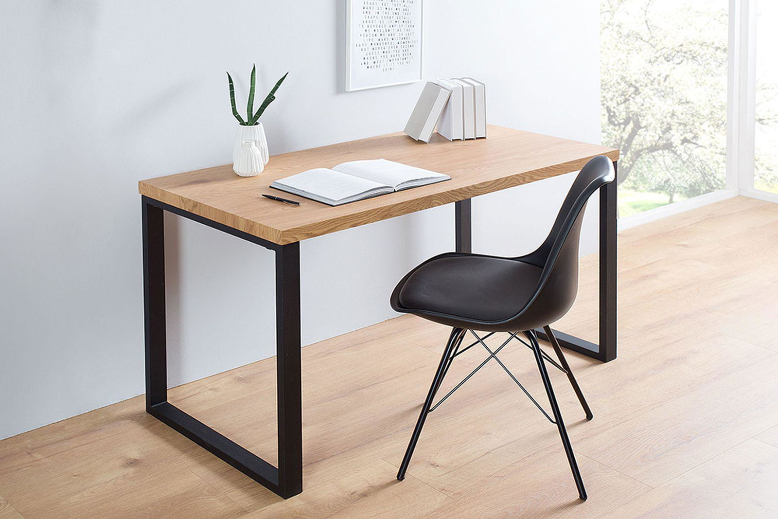 BIURKO OAK 120 CM OPTYKA DĄB / 38428  / INVICTA INTERIOR