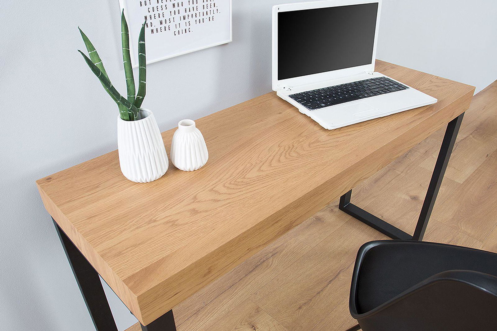BIURKO OAK 120 CM OPTYKA DĄB / 38429  / INVICTA INTERIOR