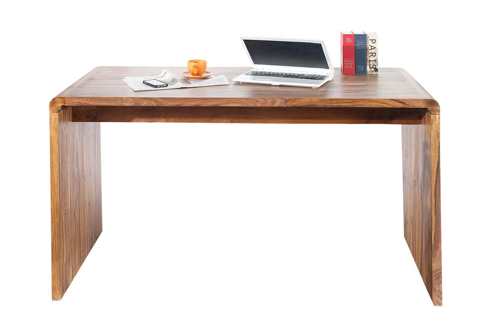BIURKO Z KONTENERKIEM / DREWNO LITE / 43753 / INVICTA INTERIOR