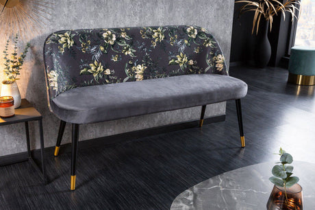 Designerska ławka Boutique SZARA / 41707  / INVICTA INTERIOR