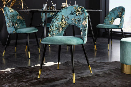 Designerskie krzesło Boutique turkusowe / 41702 / INVICTA INTERIOR