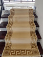 Dywan do holu z meandrem Versace kremowy 80/200