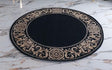 Dywan z meandrem Versace Rococo czarny 200