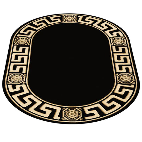 Dywan z meandrem Versace czarny 152/230