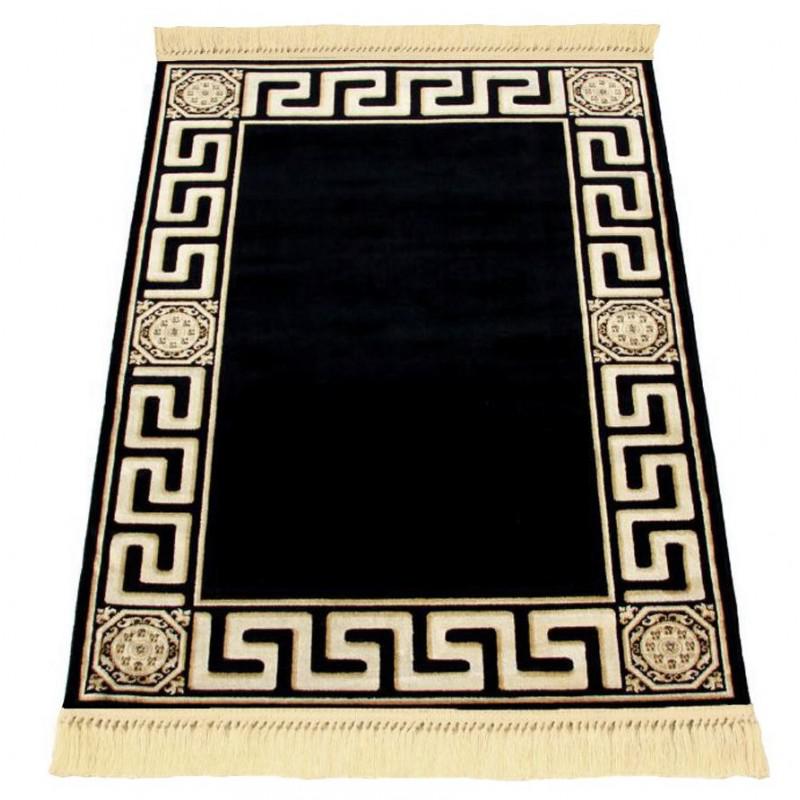 Dywan z meandrem Versace czarny 280/200