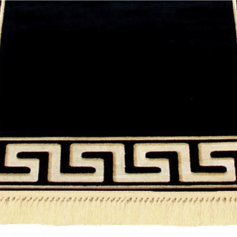 Dywan z meandrem Versace czarny 280/200