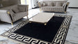 Dywan z meandrem Versace czarny 340/240