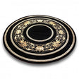 Dywan z meandrem Versace + dekor czarny 200