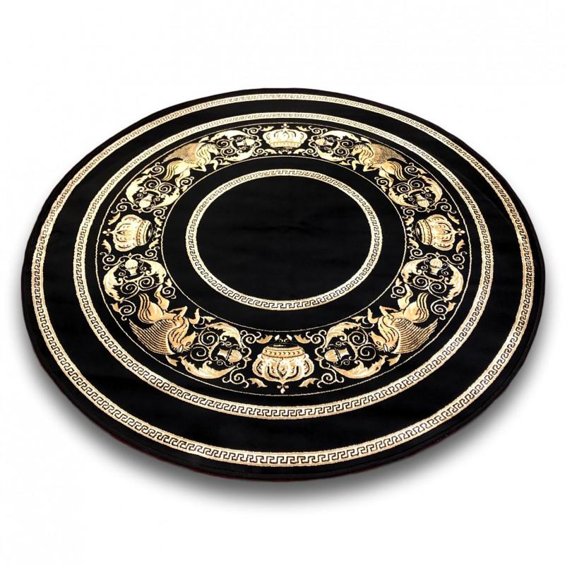 Dywan z meandrem Versace + dekor czarny 200